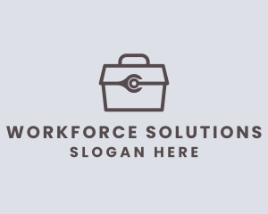 Minimalist Tool Toolbox logo design