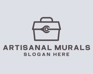 Minimalist Tool Toolbox logo design