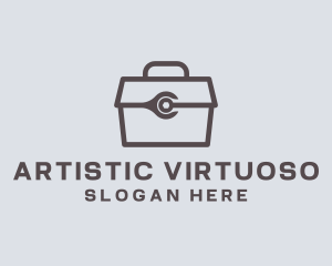 Minimalist Tool Toolbox logo design