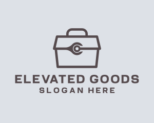 Minimalist Tool Toolbox logo design