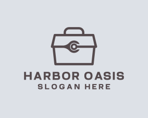 Minimalist Tool Toolbox logo design