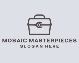 Minimalist Tool Toolbox logo design