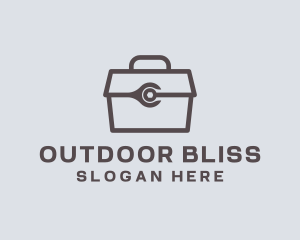 Minimalist Tool Toolbox logo design