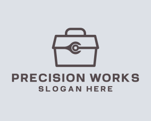 Minimalist Tool Toolbox logo design