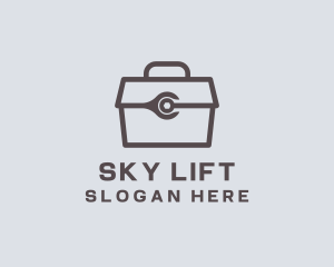 Minimalist Tool Toolbox logo design