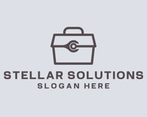 Minimalist Tool Toolbox logo design