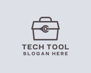 Minimalist Tool Toolbox logo design