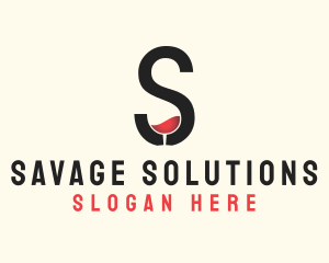 Letter S Winery logo design