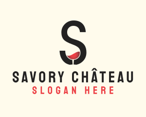 Letter S Winery logo design