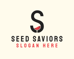 Letter S Winery logo design