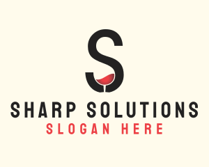 Letter S Winery logo design