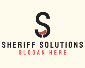 Letter S Winery logo design