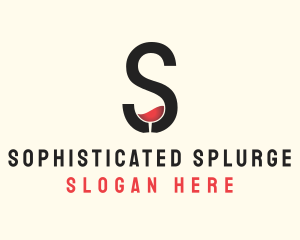 Letter S Winery logo design