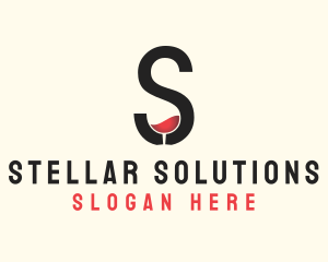 Letter S Winery logo design