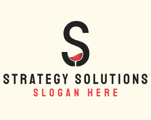 Letter S Winery logo design