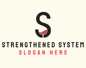 Letter S Winery logo design