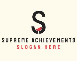 Letter S Winery logo design