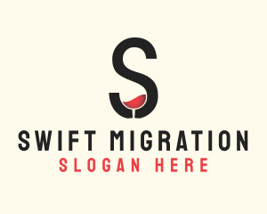 Letter S Winery logo design