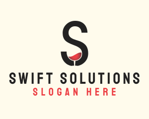 Letter S Winery logo design