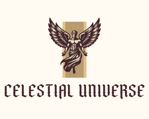 Celestial Angel Wings logo
