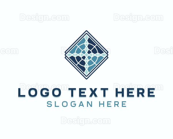 Flooring Tiling Pattern Logo