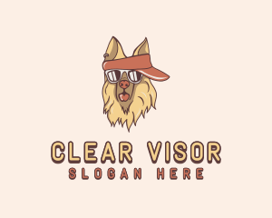 Dog Sunglasses Visor logo design