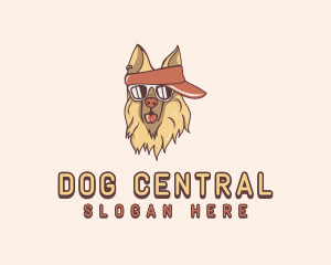 Dog Sunglasses Visor logo design