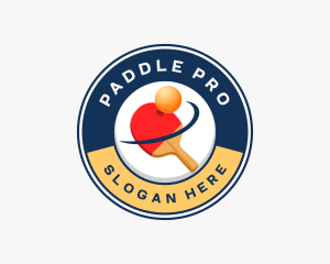 Table Tennis Paddle logo