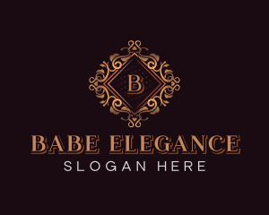 Luxurious Floral Ornament logo design