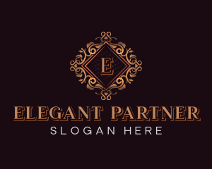 Luxurious Floral Ornament logo design