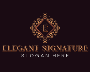 Luxurious Floral Ornament logo design