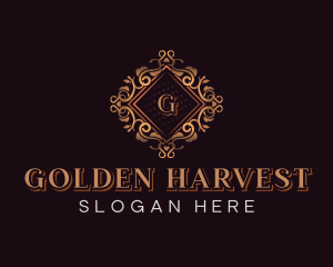 Luxurious Floral Ornament logo design