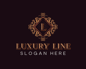 Luxurious Floral Ornament logo design