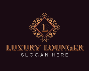 Luxurious Floral Ornament logo design