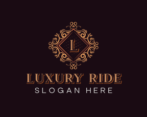 Luxurious Floral Ornament logo design