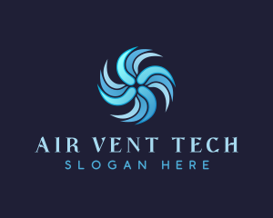 Air Cool HVAC logo design