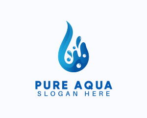 Hydro Aqua Water logo design