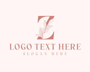 Elegant Leaves Letter Z logo