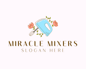 Baking Hand Mixer Flower logo