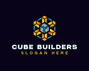 Software Programming Cube logo design