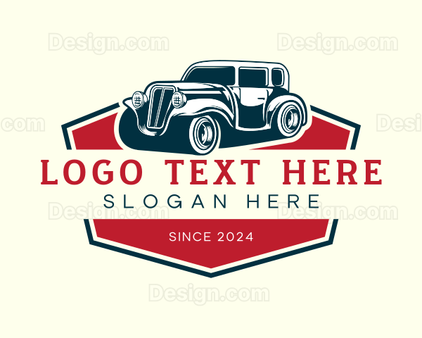 Retro Vehicle Dealership Logo
