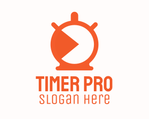 Orange Stopwatch Timer logo