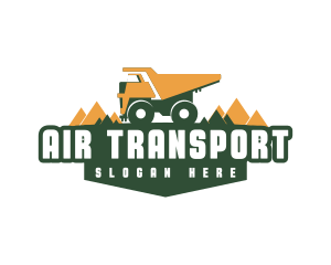 Industrial Transportation Truck logo design