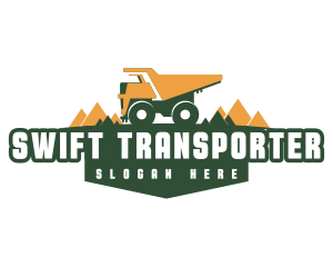 Industrial Transportation Truck logo design