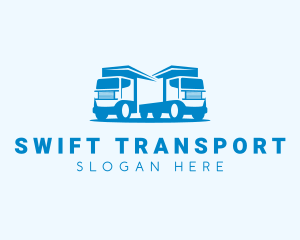 Delivery Truck Transportation logo