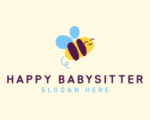 Happy Bee Nursery logo design