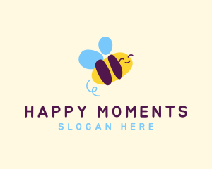 Happy Bee Nursery logo design