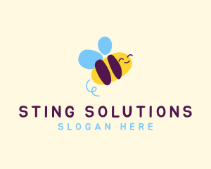 Happy Bee Nursery logo design