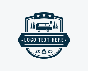 Outdoor Travel Van Shield Logo