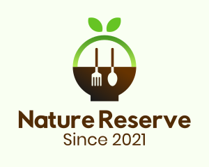 Organic Natural Restaurant logo design